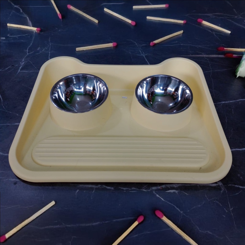 Bandeja Comederos Doble Amari