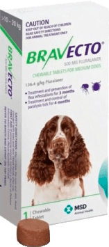 [MED231] Bravecto Perros De 10 A 20Kg