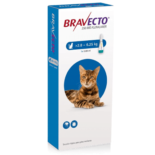 [MED279] Bravecto Gato De 2.8 A 6.25Kg